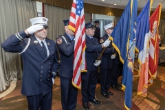 Presentation of the colors and National Anthem by FDNY Color Guard.